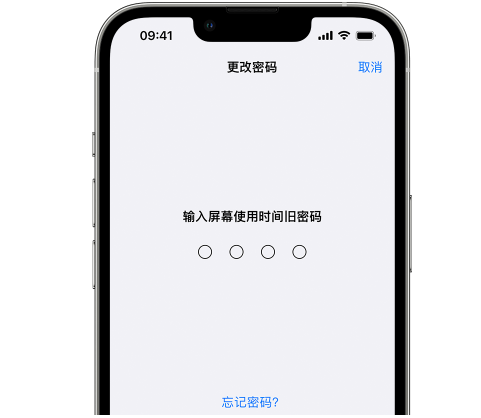 安宁iPhone屏幕维修分享iPhone屏幕使用时间密码忘记了怎么办 