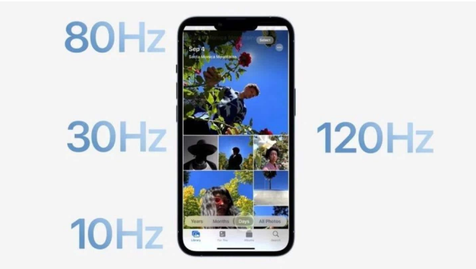 安宁苹果14维修分享iPhone 14有高刷吗 